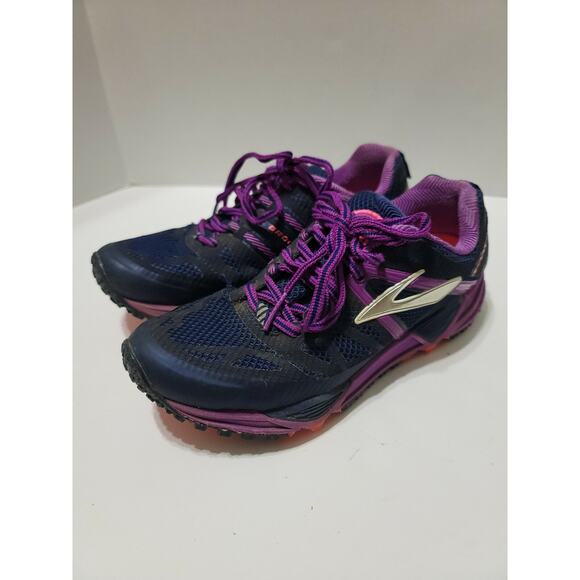 Brooks Cascadia 10 Women's Trail Running Shoes Blue/Purple Size 7.5 B (Medium) - Picture 1 of 12